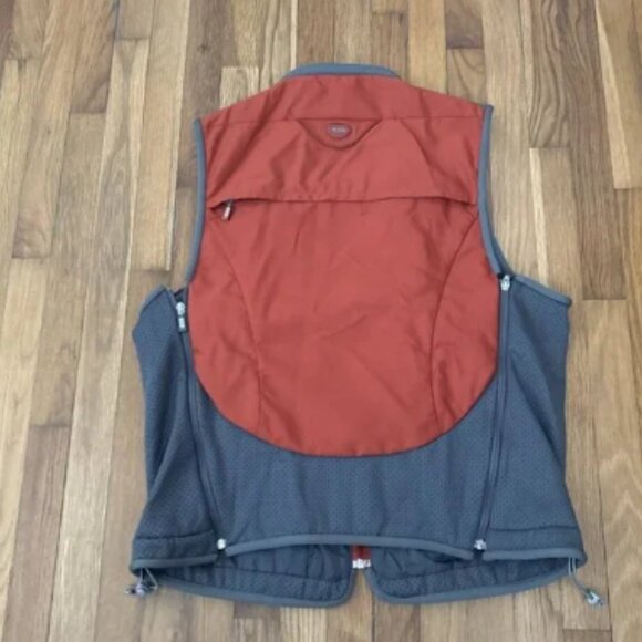 Vintage Tumi Rust Travel Vest Medium Men Cargo Outdoor Tactical - Picture 9 of 11